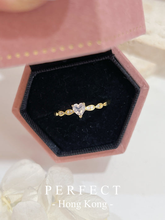 0.3ct Gemstone Heart S925 Ring｜ 寶石愛心精緻戒指✨