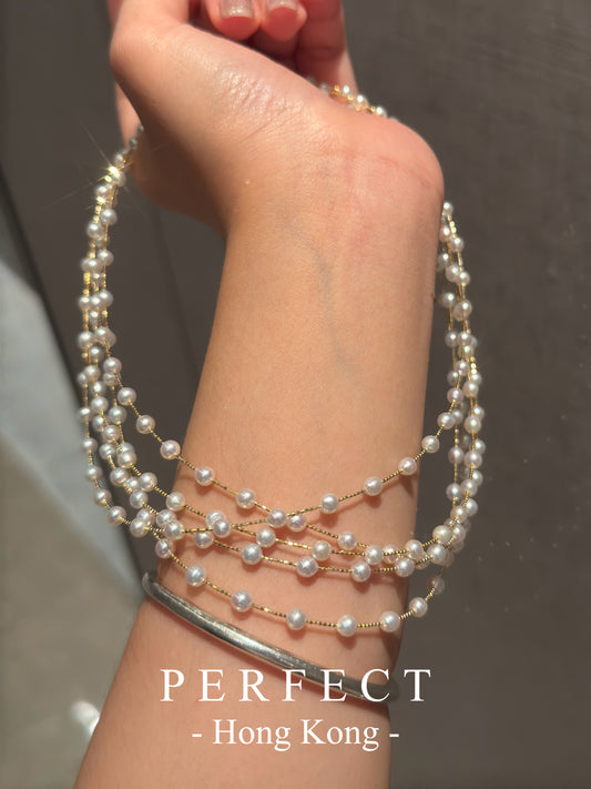Aurora Freshwater Pearl S925 Choker | 極光淡水珍珠頸圈✨💛