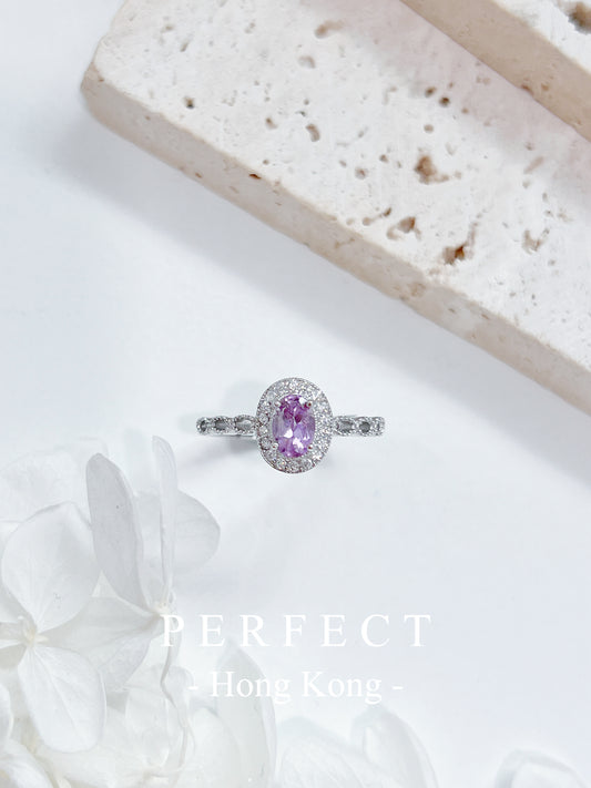 0.4ct Amethyst S925 Ring | 紫水晶圍鑲戒指✨💜