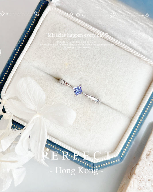 ✨💜 Tanzanite S925 Ring | 坦桑石方糖戒指✨🍬