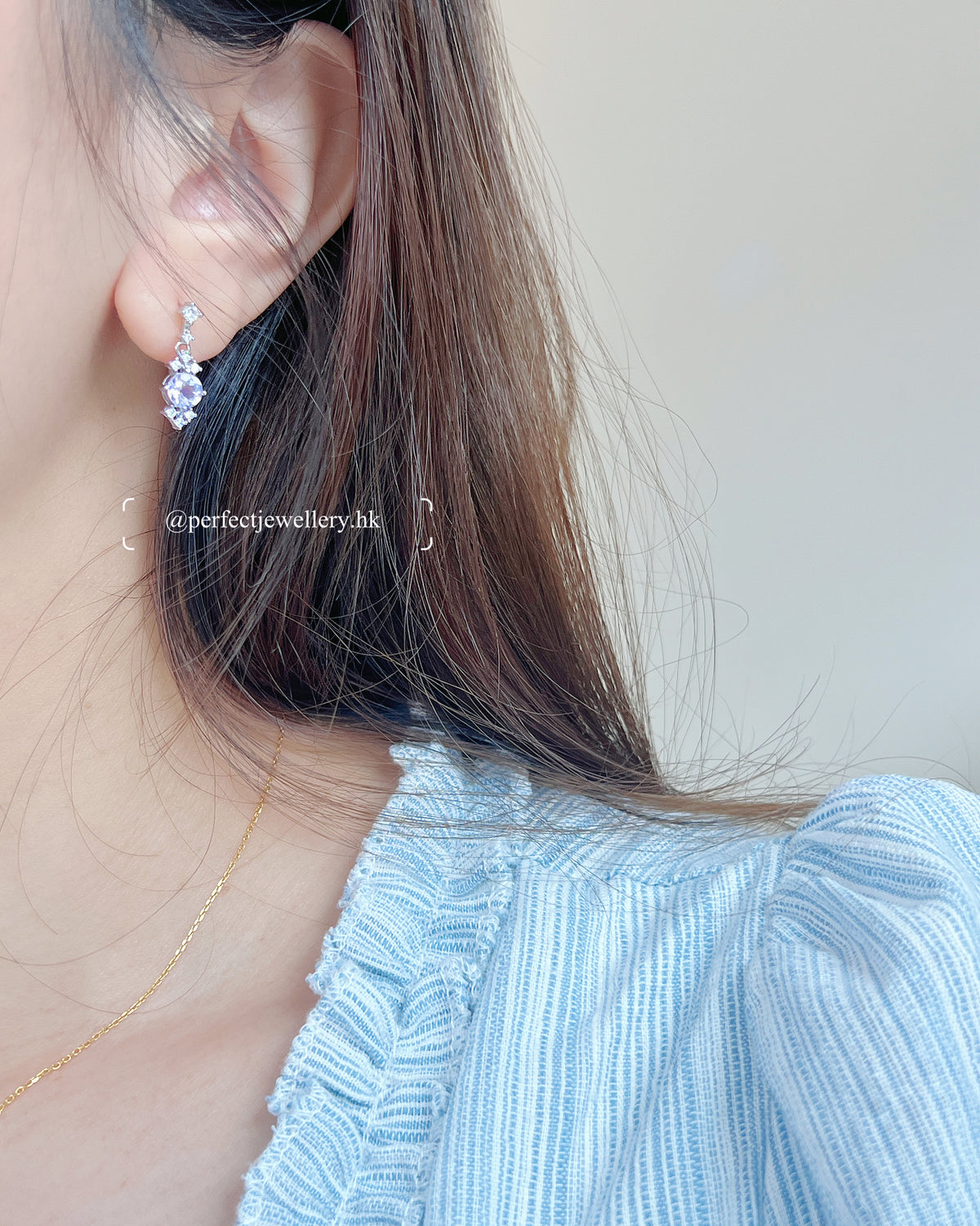 💜✨Amethyst S925 Earrings | 紫水晶滿天星耳釘✨💫