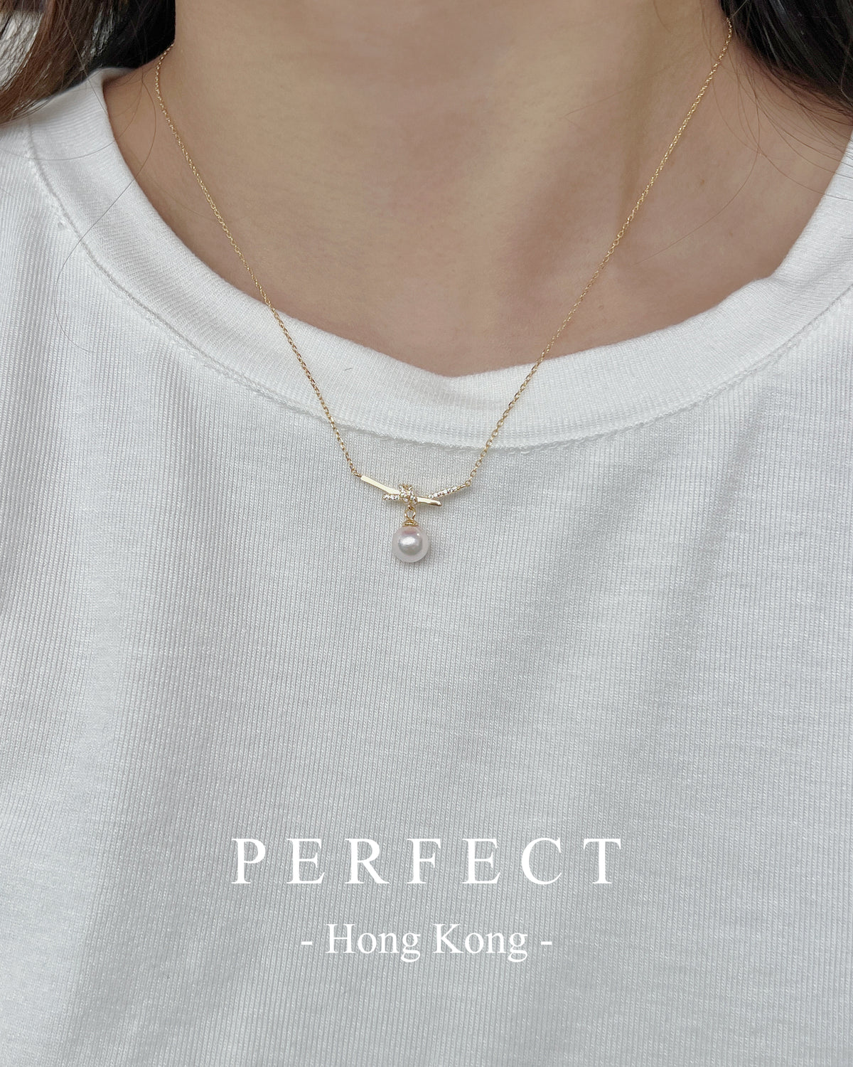 ✨6.5mm Akoya S925 Necklace | 日本櫻花粉akoya 珍珠繩結頸鏈✨🌸