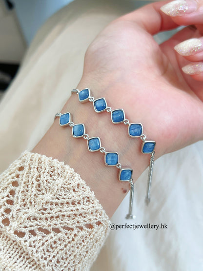✨Kyanite Bracelet 藍晶石菱形💠手鍊✨