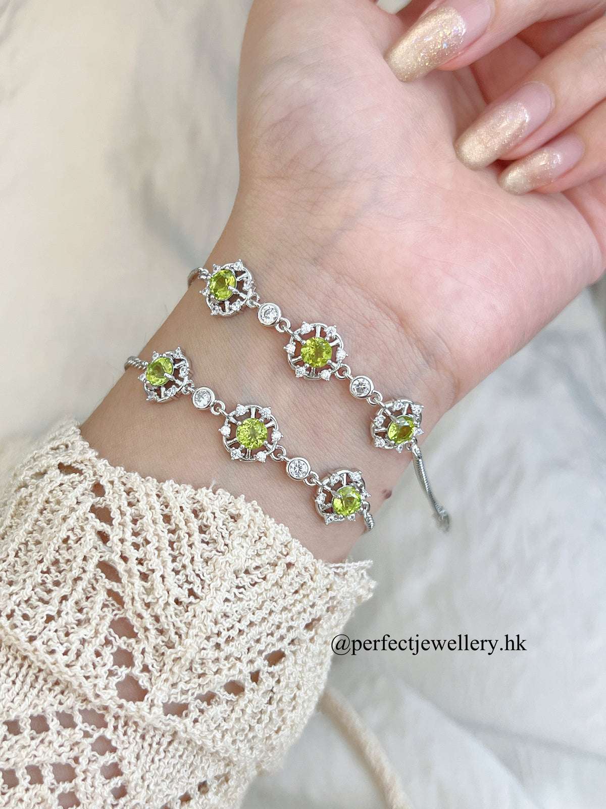 Gemstone Starlike Bracelet 天然寶石星光手鍊