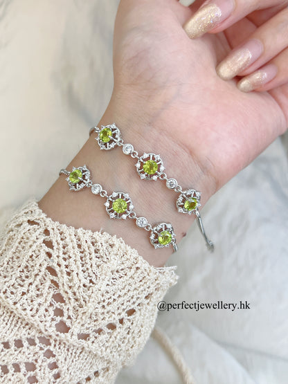 Gemstone Starlike Bracelet 天然寶石星光手鍊