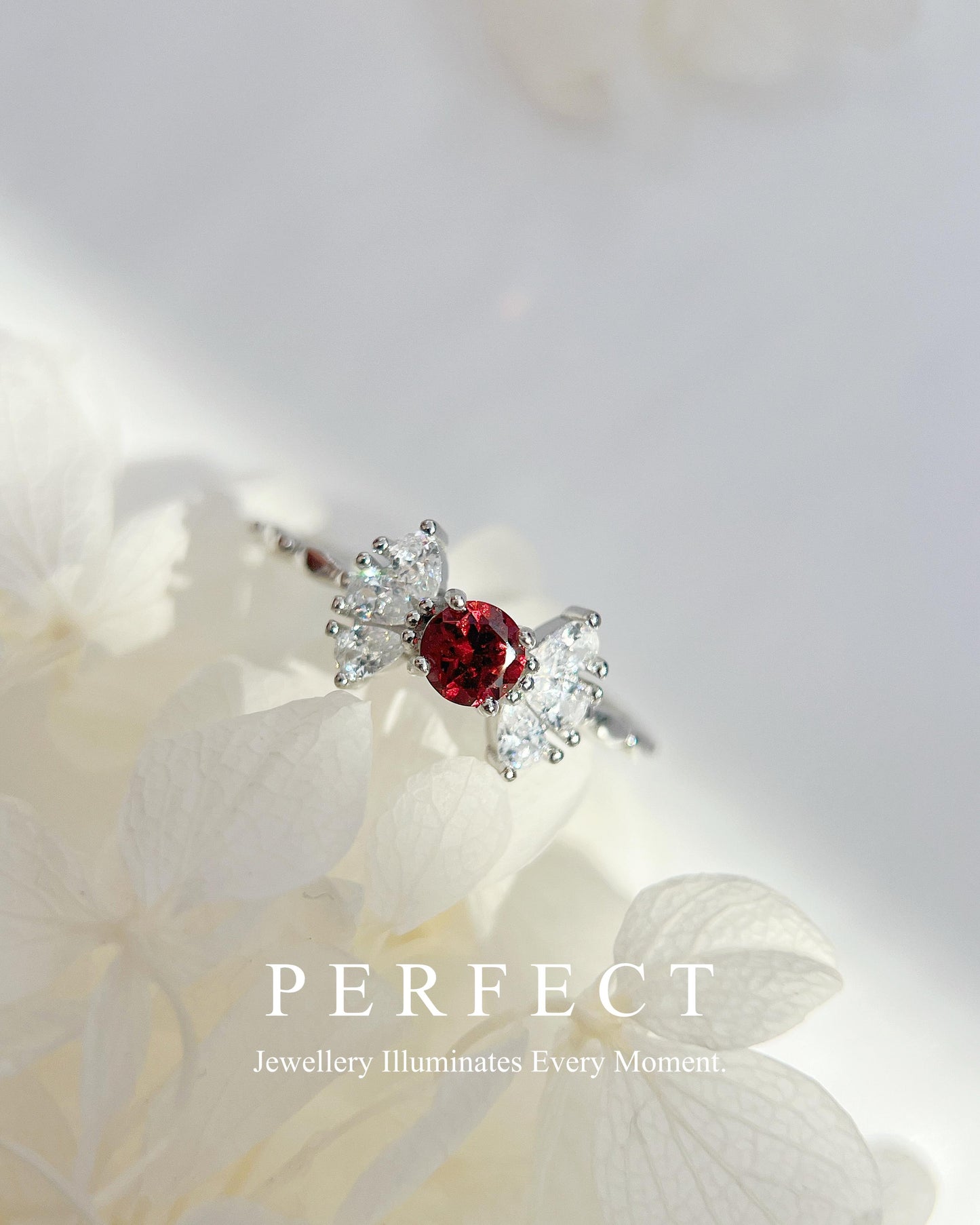 Candice🍬✨Red Garnet S925 Ring | 紅石榴糖果s925🍭戒指✨❤️