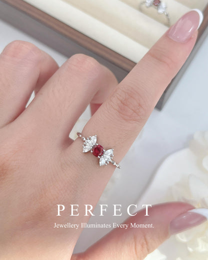 Candice🍬✨Red Garnet S925 Ring | 紅石榴糖果s925🍭戒指✨❤️