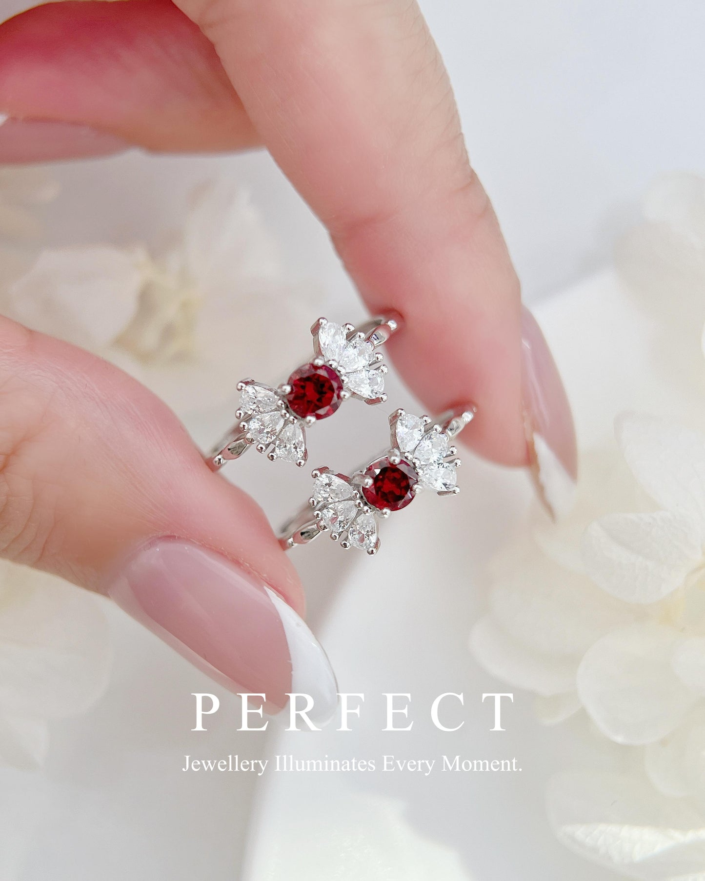 Candice🍬✨Red Garnet S925 Ring | 紅石榴糖果s925🍭戒指✨❤️