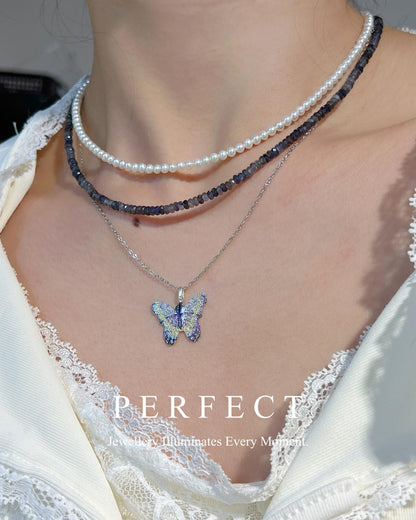 ✨3mm Iolite Necklace | 切割菫青石項鍊✨🔮