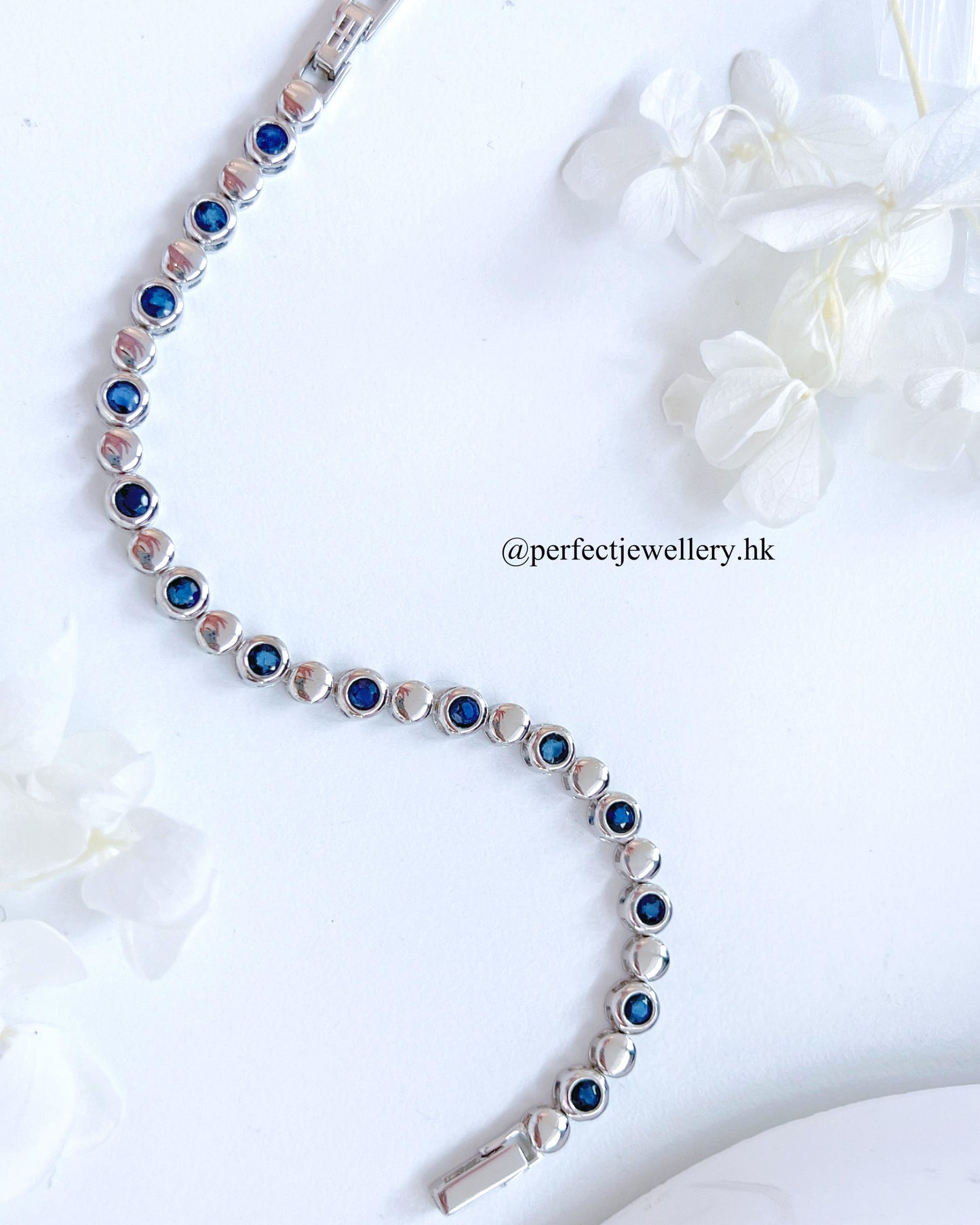✨3.5ct Blue Sapphire Bubble🫧 S925 Bracelet | 藍寶石泡泡s925銀手鍊✨🩵