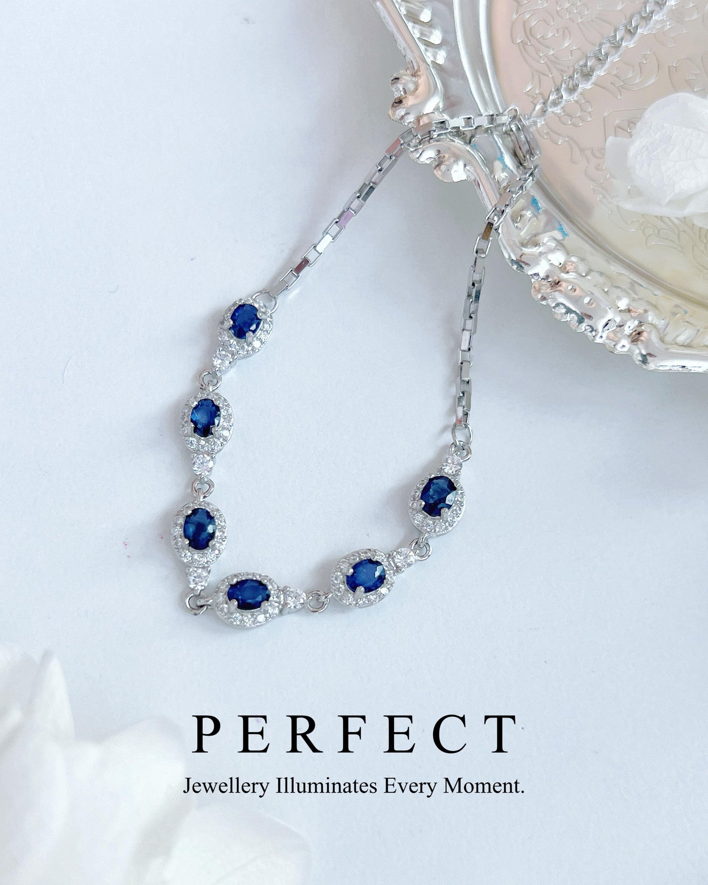 ✨Blue Sapphire 💎Starry Bracelet |藍寶石繁星💫s925銀手鍊✨