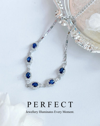 ✨Blue Sapphire 💎Starry Bracelet |藍寶石繁星💫s925銀手鍊✨