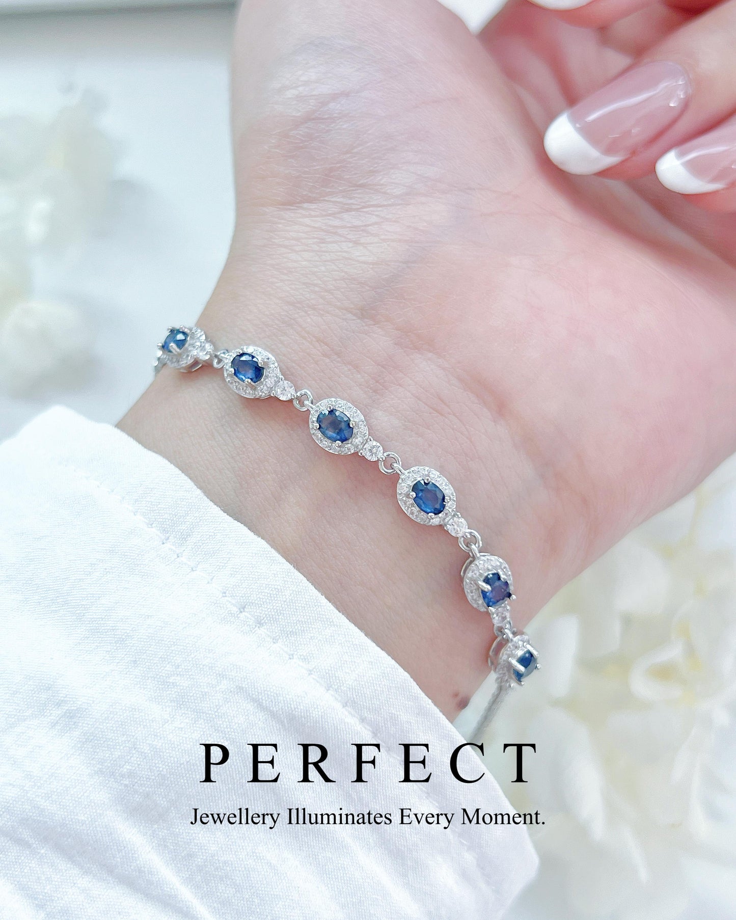 ✨Blue Sapphire 💎Starry Bracelet |藍寶石繁星💫s925銀手鍊✨