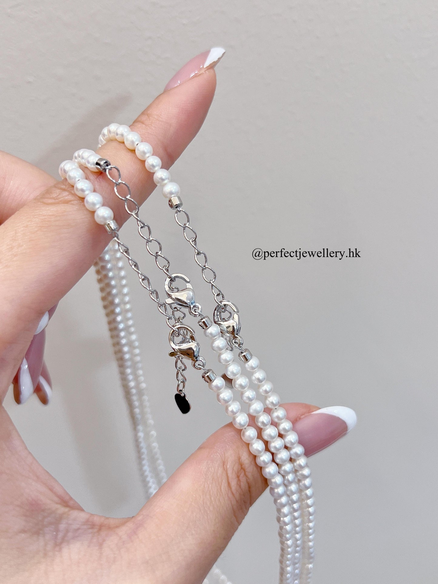 ✨3-3.5mm Gem Luster Freshwater Pearl Necklace | 寶石光baby珠串鏈✨💎