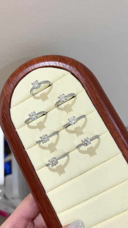 ✨💎1 ct Moissanite Ring 爆閃1卡莫桑石戒指✨（2號）